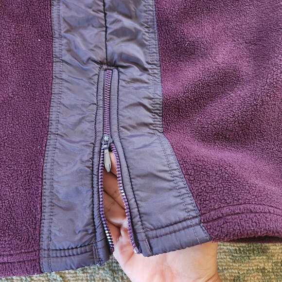 American eagle 1/4 zip fleece pullover y2k 2000's vintage purple sz M - Picture 7 of 10